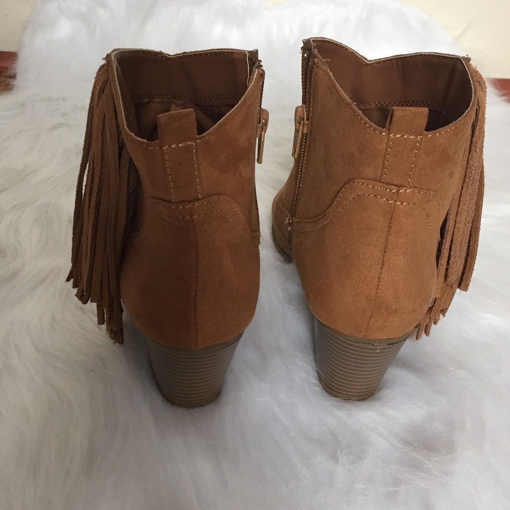 Express Booties Block Heels - Picture 3 of 6